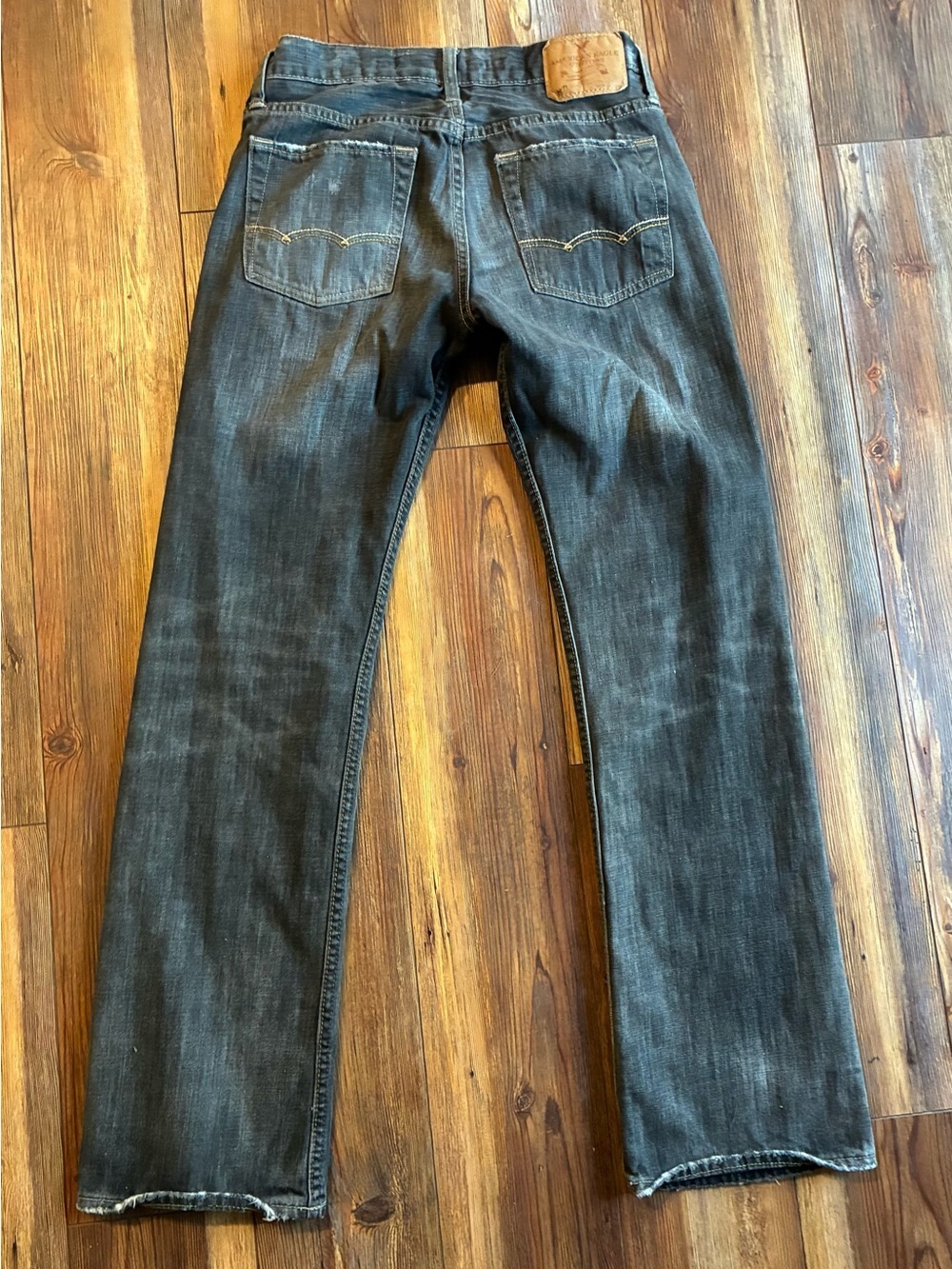 American Eagle Outfitters Men’s Dark Blue Straight Jeans - Picture 10 of 14
